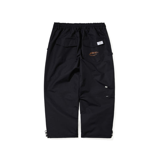 BSR2526FWPT039 NATURAL SUPER WIDE VENTILATION PANTS BLACK