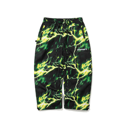 BSR2526FWPT043 ARTISTIC SUPER WIDE VENTILATION PANTS THUNDER GREEN