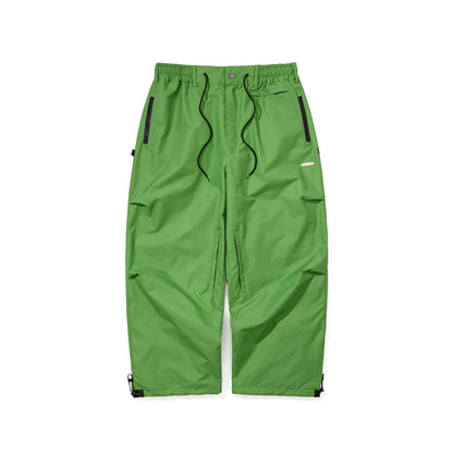 BSR2526FWPT044 KNEE FOLD SUPER WIDE VENTILATION PANTS BLACK
