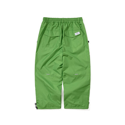 BSR2526FWPT044 KNEE FOLD SUPER WIDE VENTILATION PANTS BLACK
