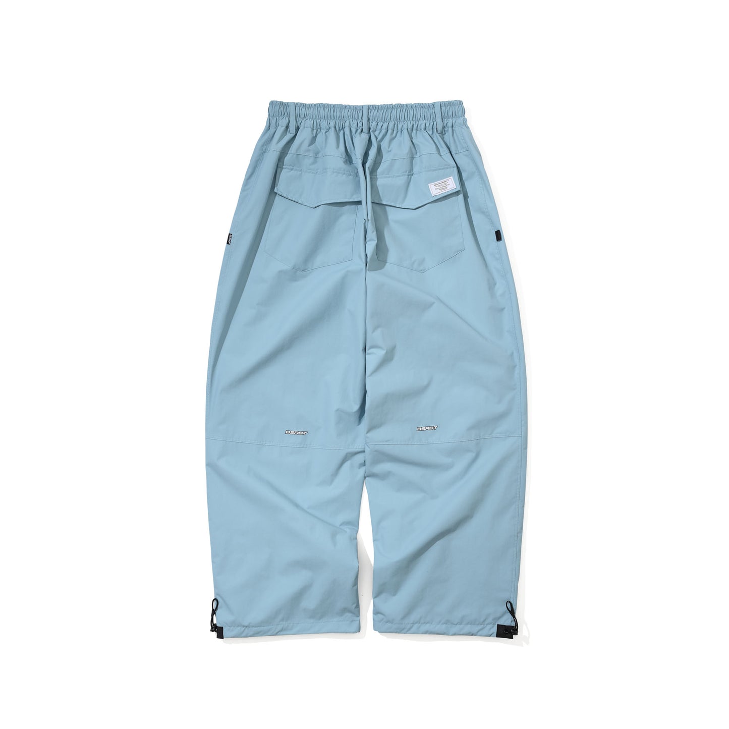 BSR2526FWPT047 VERTICAL PRINT SUPER WIDE VENTILATION PANTS ASH BLUE