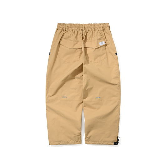 BSR2526FWPT049 ARC LOGO SUPER WIDE VENTILATION PANTS BEIGE