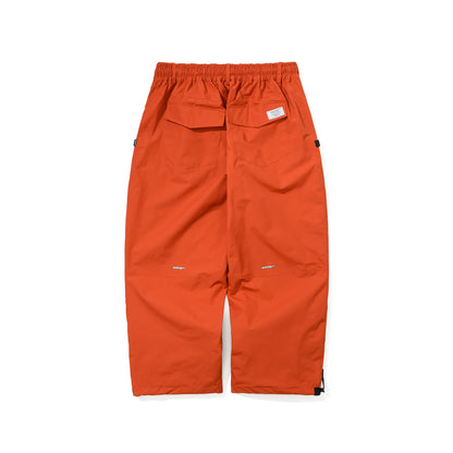 BSR2526FWPT050 ARC LOGO SUPER WIDE VENTILATION PANTS BRICK RED