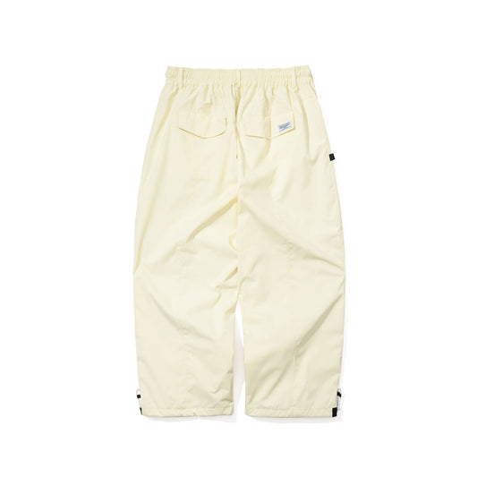 BSR2526FWPT052 CLEAN CUT PATCH SUPER WIDE PANTS CREAM