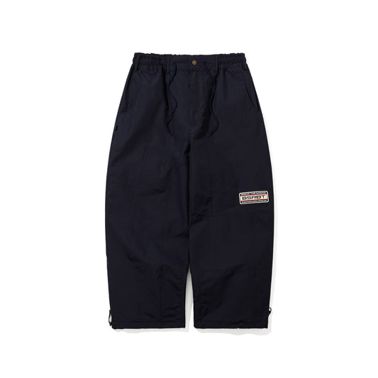 BSR2526FWPT053 CLEAN CUT PATCH SUPER WIDE PANTS DARK NAVY