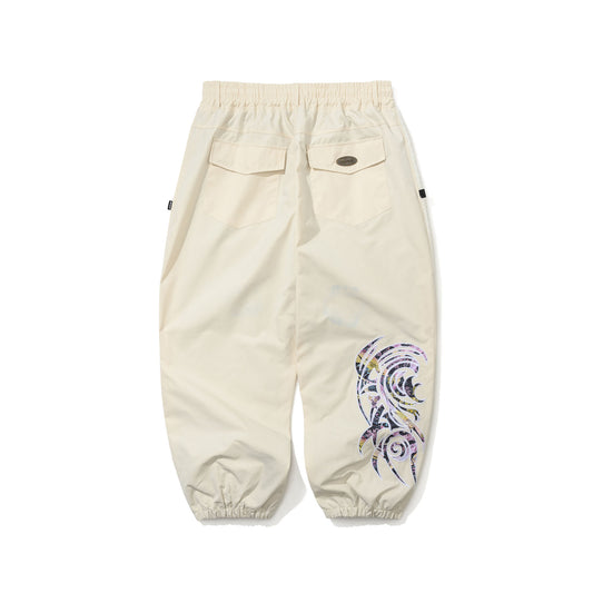 BSR2526FWPT054 BSRB KR JAGAE ART SUPER WIDE VENTILATION JOGGER PANTS CREAM