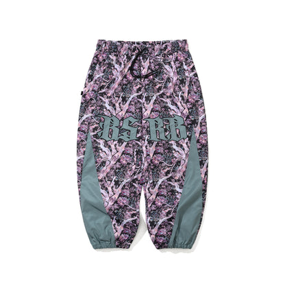 BSR2526FWPT055 BSRB KR JAGAE ART SUPER WIDE VENTILATION JOGGER PANTS PURPLE