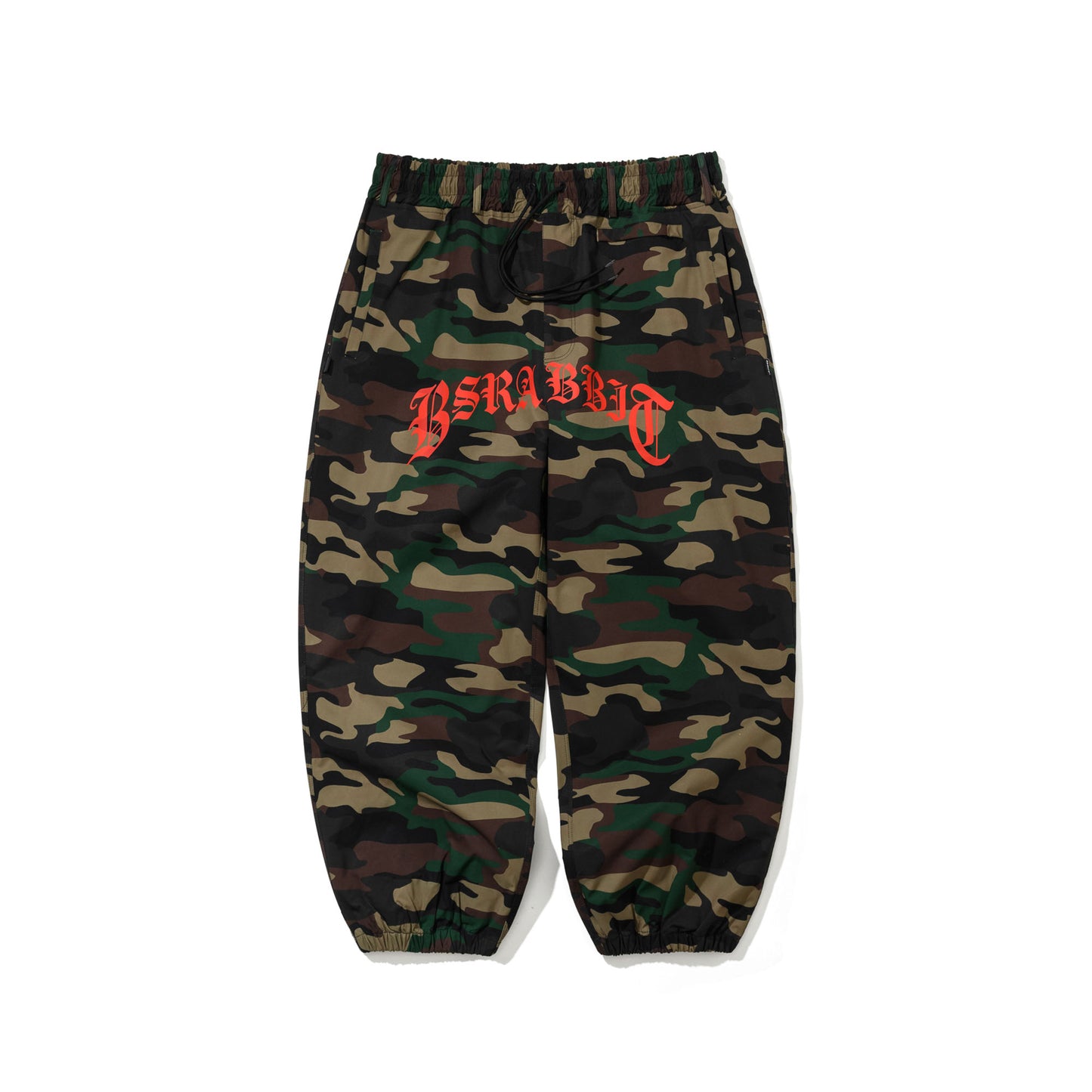 BSR2526FWPT059 ALWAYS ON SUPER WIDE JOGGER PANTS WOODLAND CAMO