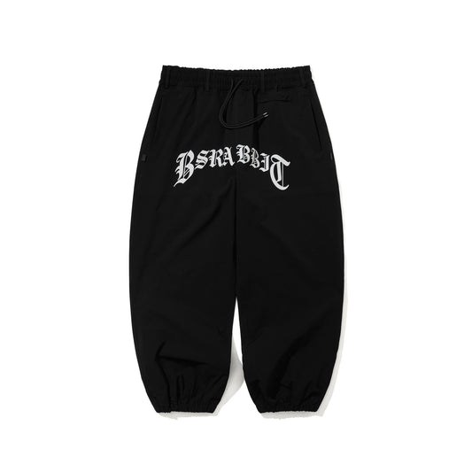 BSR2526FWPT061 ALWAYS ON SUPER WIDE JOGGER PANTS BLACK