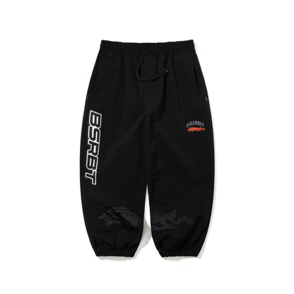 BSR2526FWPT065 LIGHT ACTIVE SUPER WIDE JOGGER PANTS BLACK