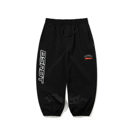 BSR2526FWPT065 LIGHT ACTIVE SUPER WIDE JOGGER PANTS BLACK