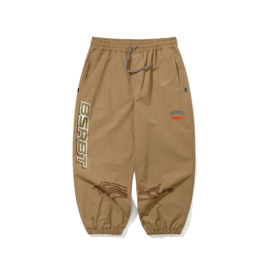BSR2526FWPT066 LIGHT ACTIVE SUPER WIDE JOGGER PANTS BEIGE