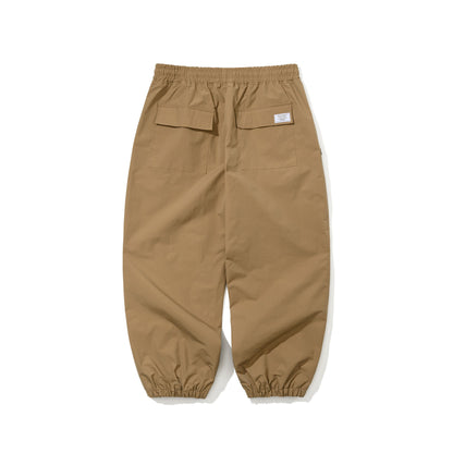 BSR2526FWPT066 LIGHT ACTIVE SUPER WIDE JOGGER PANTS BEIGE