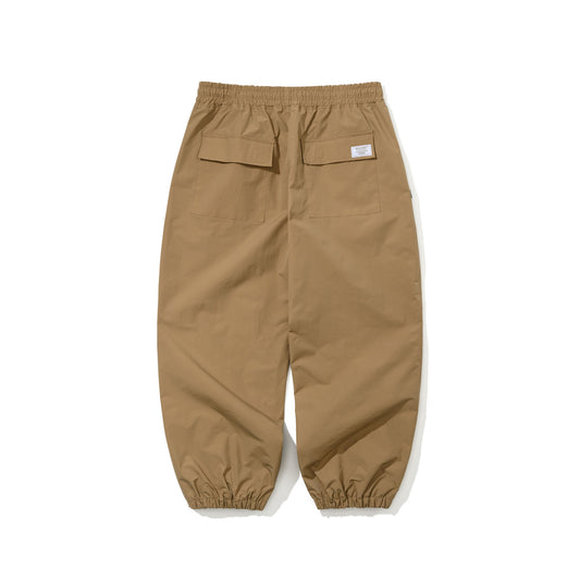BSR2526FWPT066 LIGHT ACTIVE SUPER WIDE JOGGER PANTS BEIGE