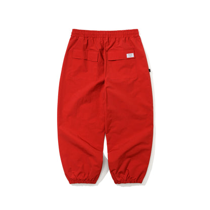 BSR2526FWPT067 LIGHT ACTIVE SUPER WIDE JOGGER PANTS RED