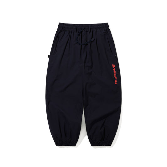 BSR2526FWPT073 NATURELINE SUPER WIDE JOGGER PANTS NAVY