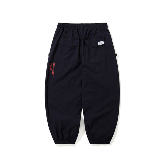 BSR2526FWPT073 NATURELINE SUPER WIDE JOGGER PANTS NAVY