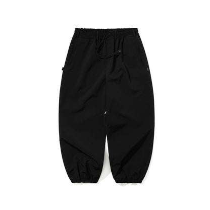BSR2526FWPT080 DEATH LOGO 3L SUPER WIDE JOGGER PANTS BLACK