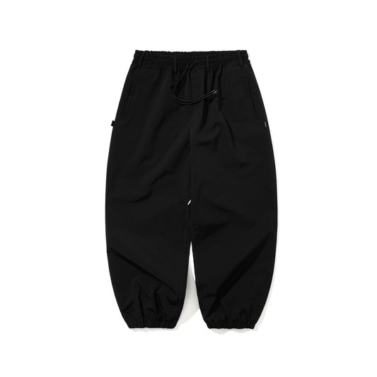 BSR2526FWPT080 DEATH LOGO 3L SUPER WIDE JOGGER PANTS BLACK