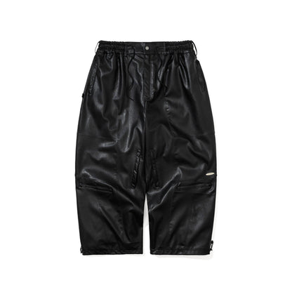 BSR2526FWPT083 BLACKOUT WIDE VENTILATION PANTS BLACK