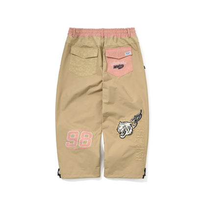 BSR2526FWPT088 BSRBT PINK FLAME 98 WIDE VENTILATION PANTS PINK BEIGE