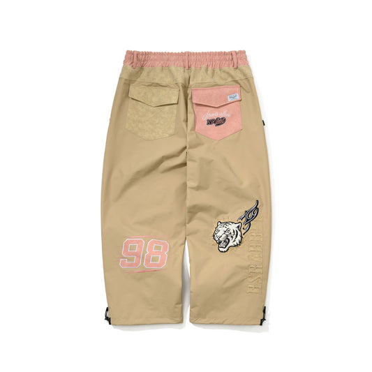 BSR2526FWPT088 BSRBT PINK FLAME 98 WIDE VENTILATION PANTS PINK BEIGE