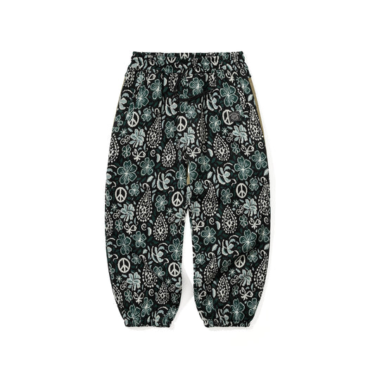 BSR2526FWPT092 PEACE BR JACQUARD WIDE JOGGER PANTS KHAKI
