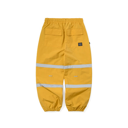 BSR2526FWPT098 ORIGINAL POT-X REFLECTIVE WIDE JOGGER PANTS MUSTARD