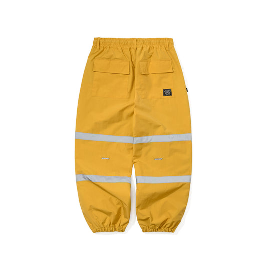 BSR2526FWPT098 ORIGINAL POT-X REFLECTIVE WIDE JOGGER PANTS MUSTARD