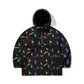 BSRABBIT RAINBOW TR HOODED ANORAK JACKET BLACK BSR2425FWJK147