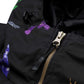 BSRABBIT RAINBOW TR HOODED ANORAK JACKET BLACK BSR2425FWJK147