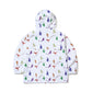 BSRABBIT RAINBOW TR HOODED ANORAK JACKET WHITE BSR2425FWJK146