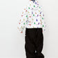 BSRABBIT RAINBOW TR HOODED ANORAK JACKET WHITE BSR2425FWJK146