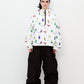 BSRABBIT RAINBOW TR HOODED ANORAK JACKET WHITE BSR2425FWJK146