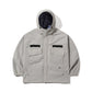 BSRABBIT REFINED HOODED JACKET BRIGHT GRAY BSR2425FWJK071