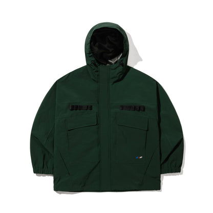 BSRABBIT REFINED HOODED JACKET DARK GREEN BSR2425FWJK069