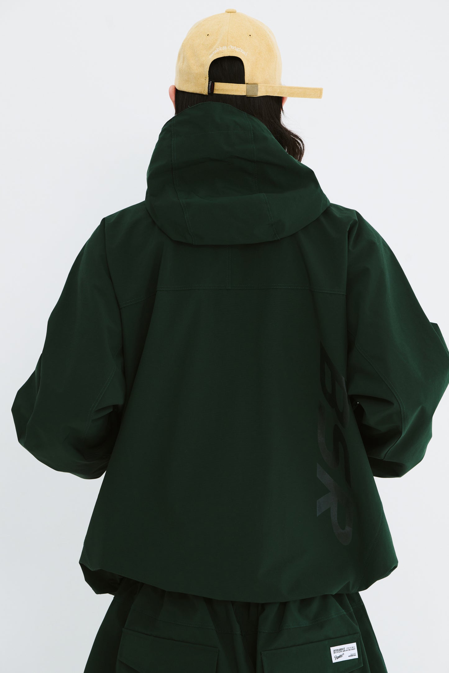 BSRABBIT REFINED HOODED JACKET DARK GREEN BSR2425FWJK069