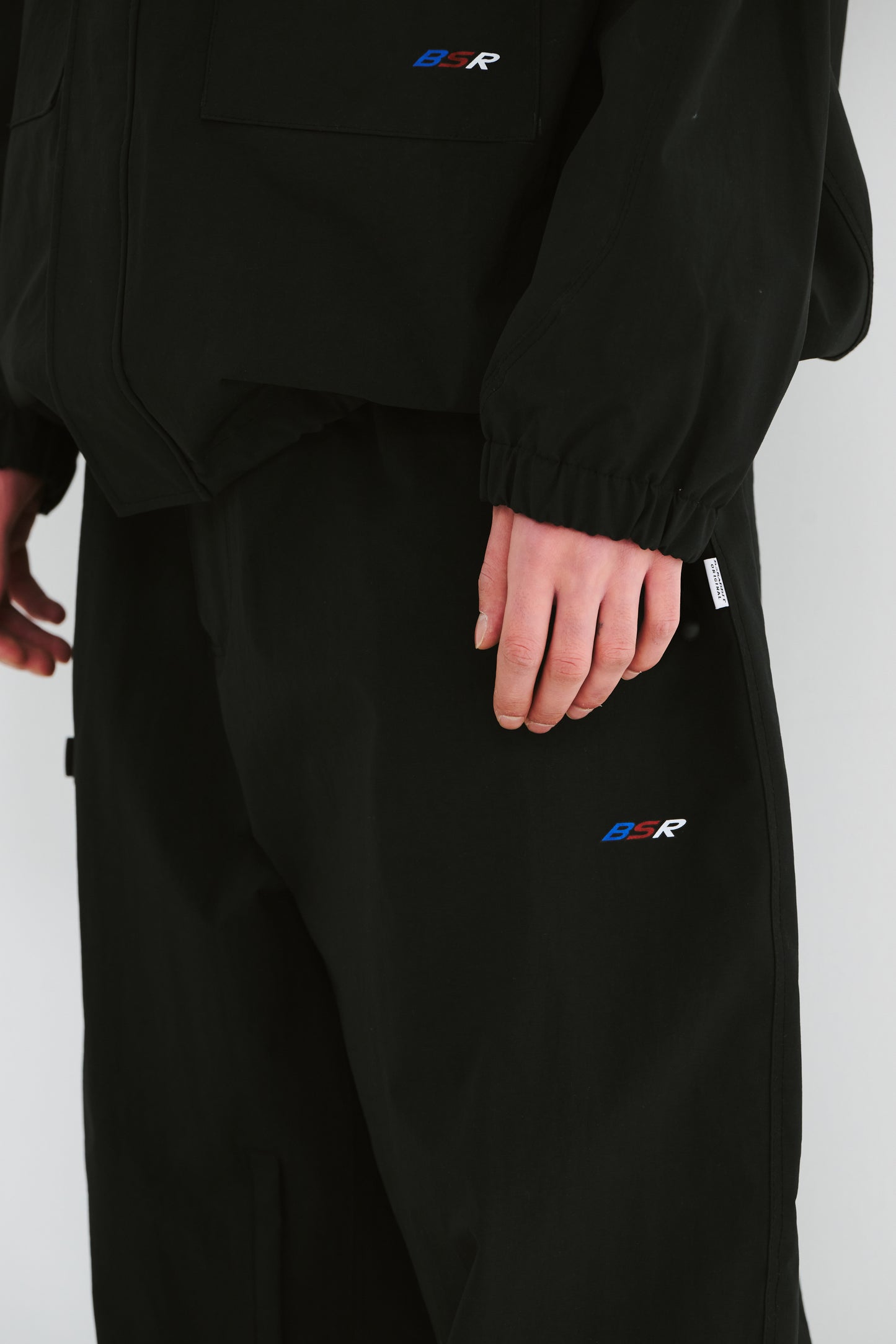 BSRABBIT REFINED SUPER WIDE VENTILATION PANTS BLACK BSR2425FWPT035