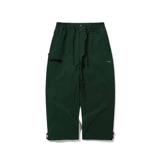 BSRABBIT REFINED SUPER WIDE VENTILATION PANTS DARK GREEN BSR2425FWPT034