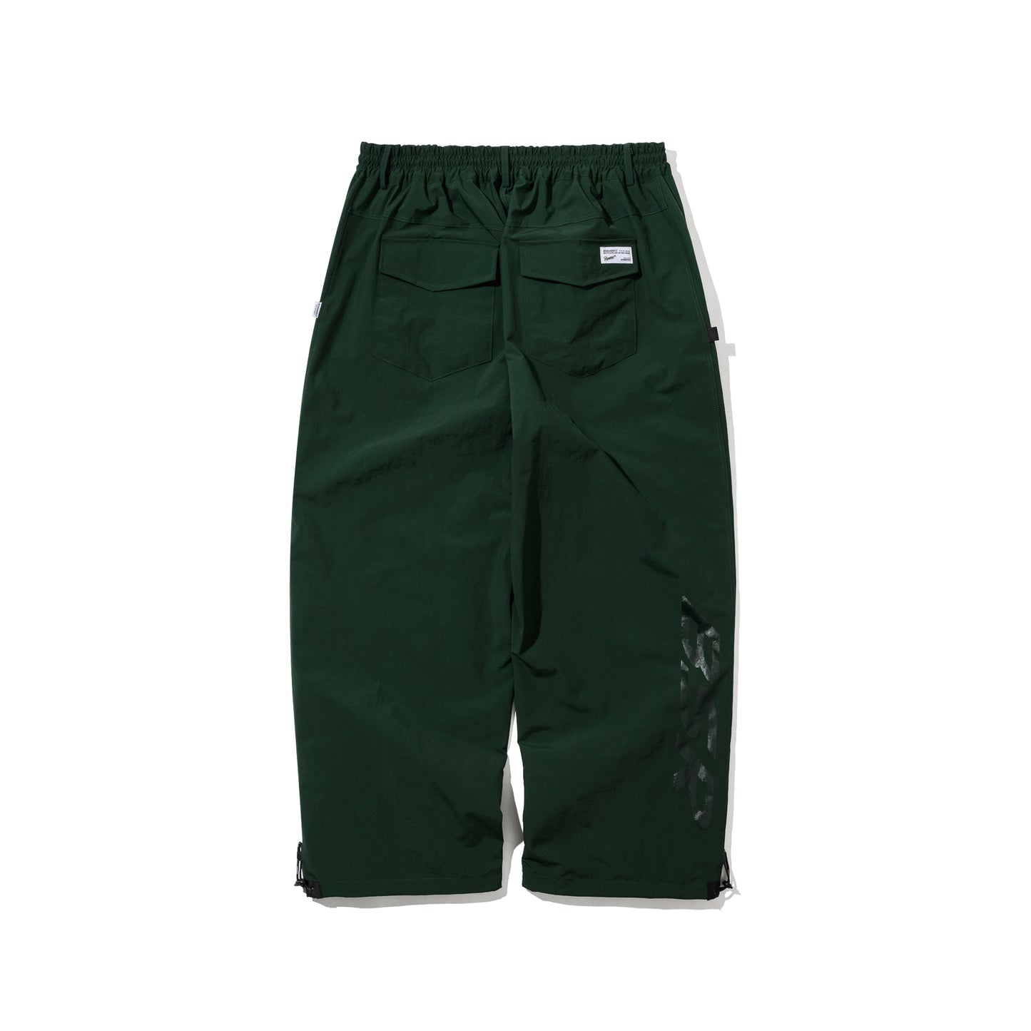 BSRABBIT REFINED SUPER WIDE VENTILATION PANTS DARK GREEN BSR2425FWPT034