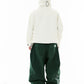 BSRABBIT REFINED SUPER WIDE VENTILATION PANTS DARK GREEN BSR2425FWPT034