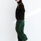 BSRABBIT REFINED SUPER WIDE VENTILATION PANTS DARK GREEN BSR2425FWPT034