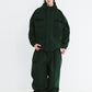 BSRABBIT REFINED SUPER WIDE VENTILATION PANTS DARK GREEN BSR2425FWPT034