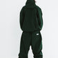 BSRABBIT REFINED SUPER WIDE VENTILATION PANTS DARK GREEN BSR2425FWPT034