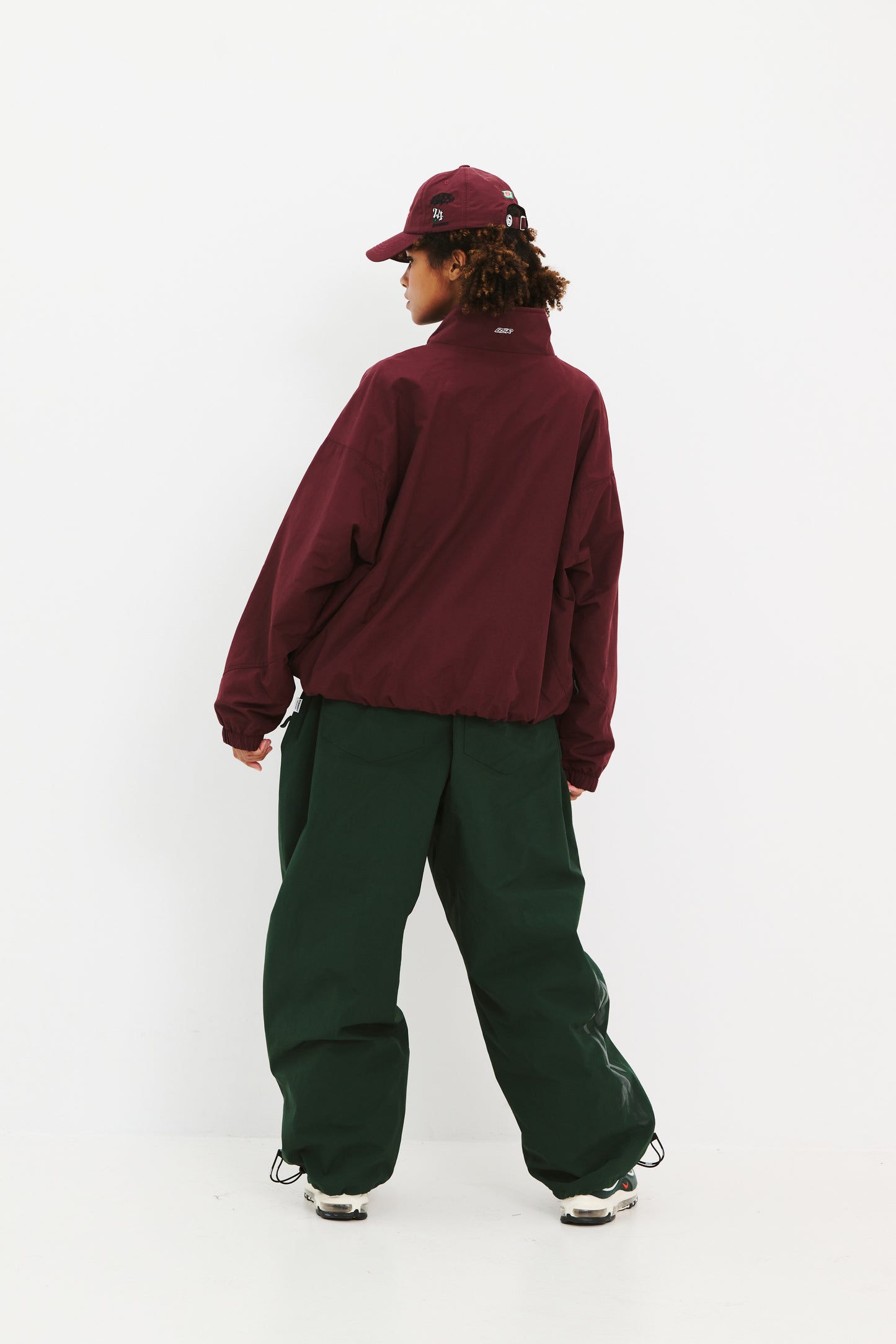 BSRABBIT REFINED SUPER WIDE VENTILATION PANTS DARK GREEN BSR2425FWPT034