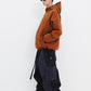 BSRABBIT SMOOTH HOODED JACKET CARAMEL BSR2425FWJK049