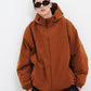 BSRABBIT SMOOTH HOODED JACKET CARAMEL BSR2425FWJK049