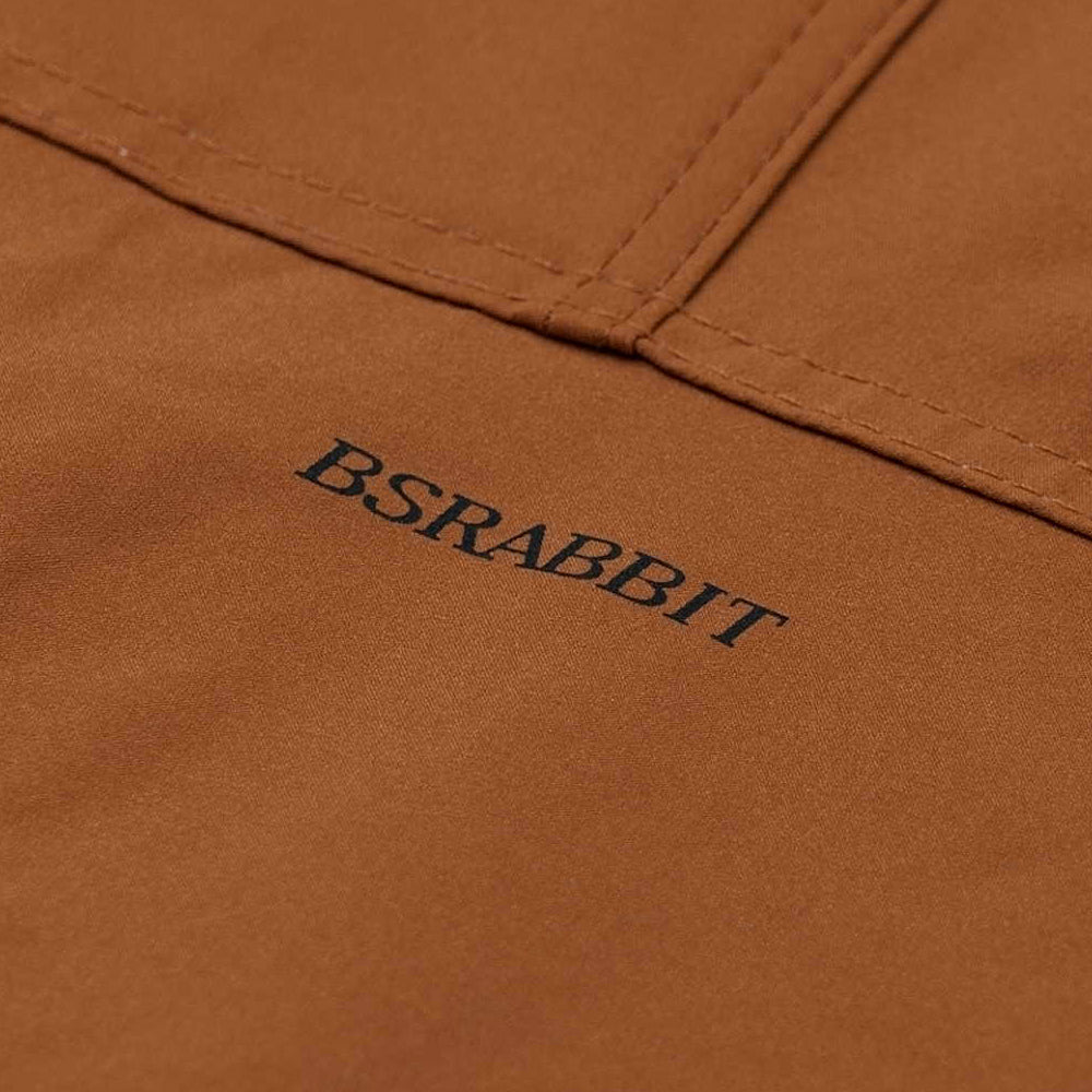 BSRABBIT SMOOTH HOODED JACKET CARAMEL BSR2425FWJK049