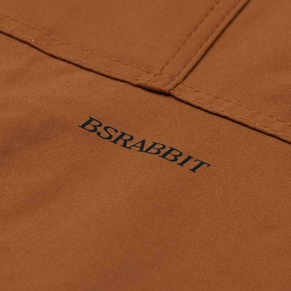 BSRABBIT SMOOTH HOODED JACKET CARAMEL BSR2425FWJK049