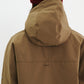 BSRABBIT SMOOTH HOODED JACKET KHAKI BSR2425FWJK048